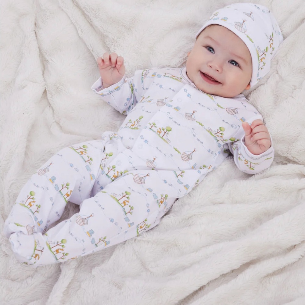 Kissy Kissy Noah's ark Footie